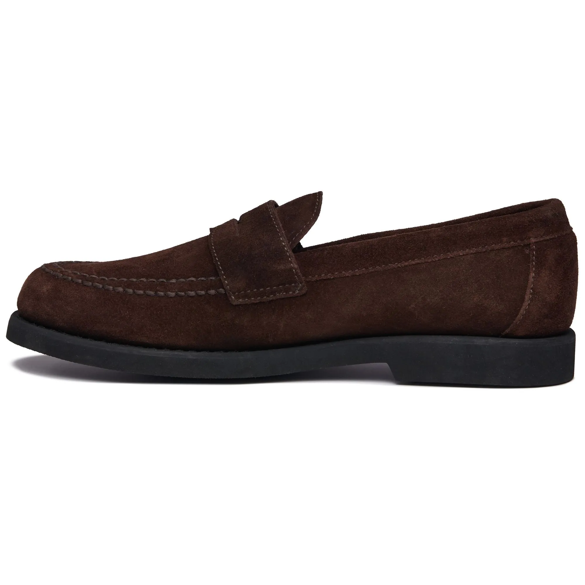 RYAN SUEDE PO - Moc - Moccasin - Man - DK BROWN