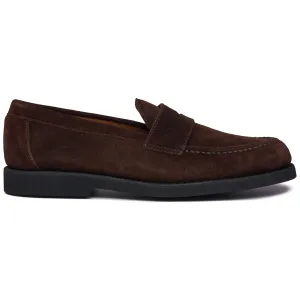 RYAN SUEDE PO - Moc - Moccasin - Man - DK BROWN