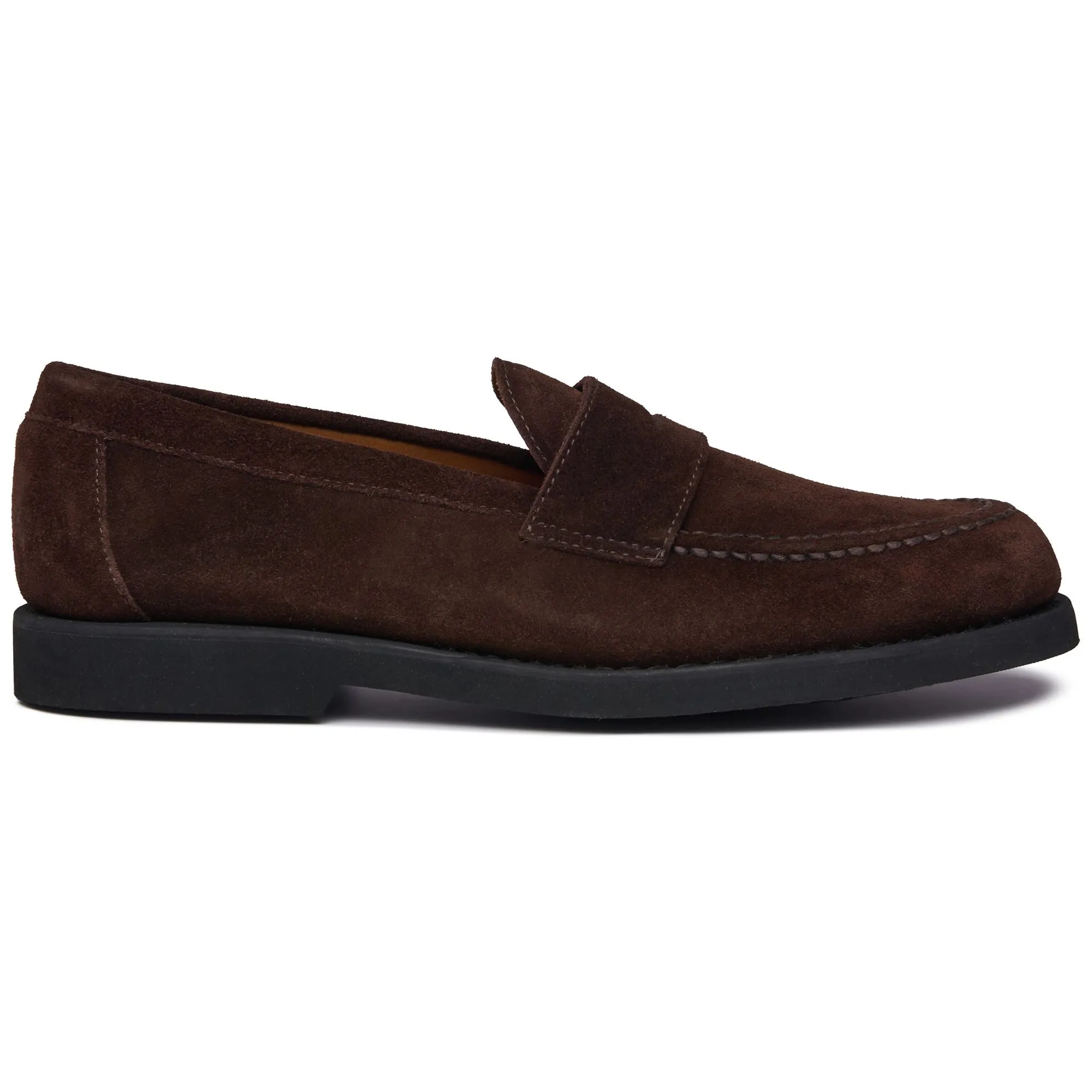 RYAN SUEDE PO - Moc - Moccasin - Man - DK BROWN