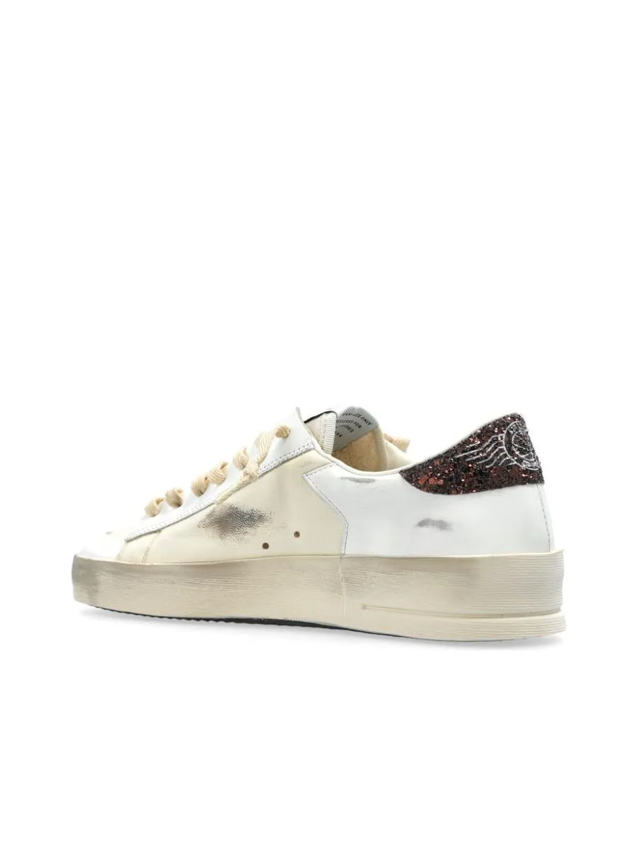 Sequin Detail Laceup Sneakers