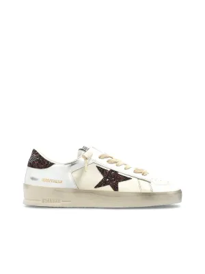 Sequin Detail Laceup Sneakers