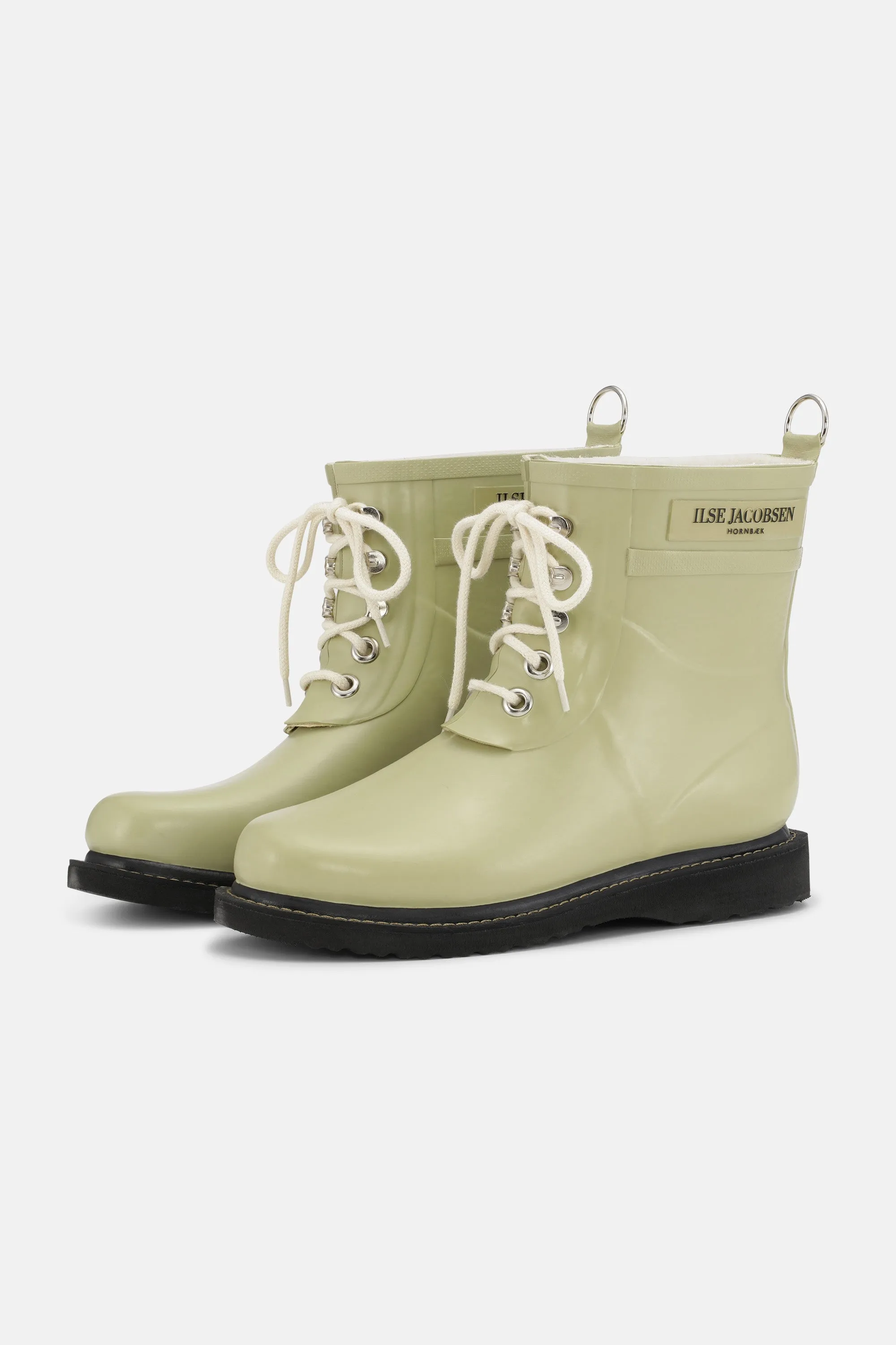 Short Rubber Boots - Olive Grass