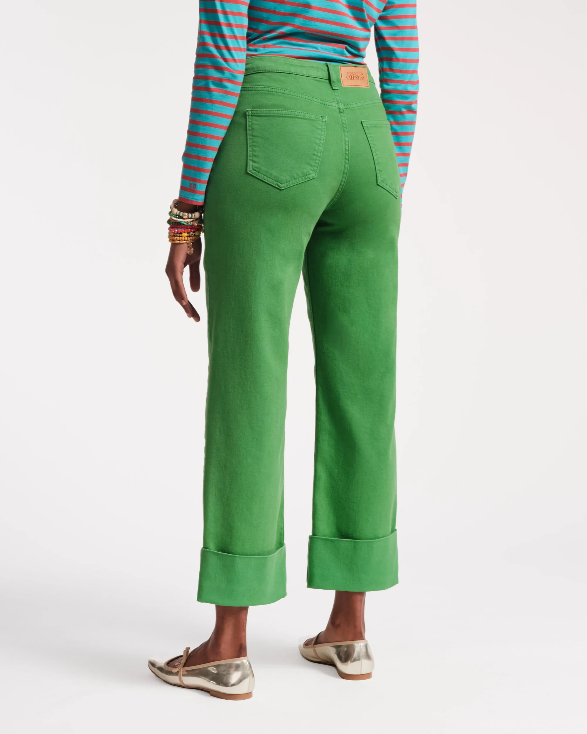 Smarty Cuffed Jeans Green