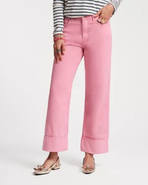 Smarty Cuffed Jeans Pink