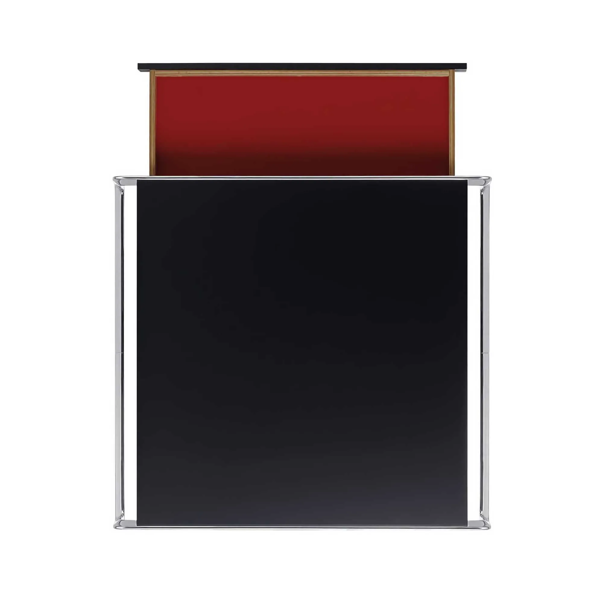 Tecta K3CR trolley, chromed/black mdf