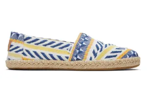TOMS Womens Alpargata Global Jaquard Rope Espadrille - Natural