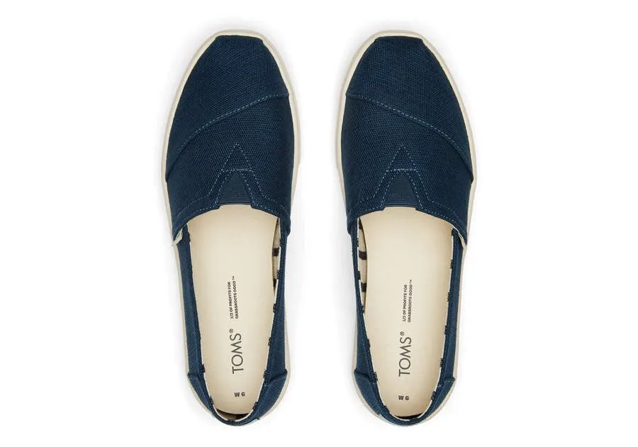 TOMS Womens Cupsole Alpargata Espadrille - Majolica Blue