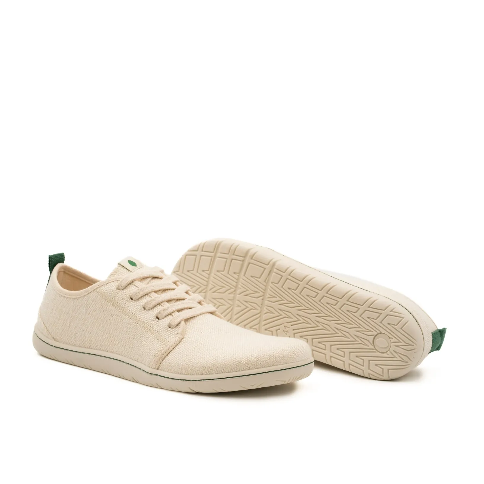 Vegan barefoot white hemp CHA005