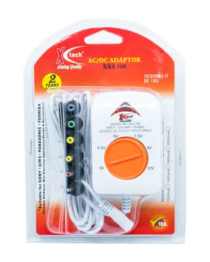 Xtech AC/DC 6-Way Power Adaptor 5000mA